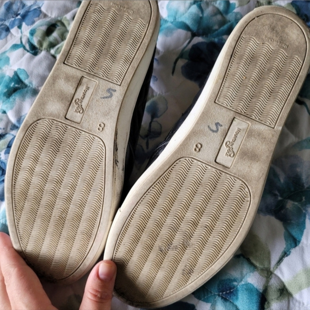 Mountain Sole Quilted Black Loafers - Picture 3 of 5